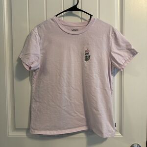 Vans Women’s Light Pink Floral T-Shirt